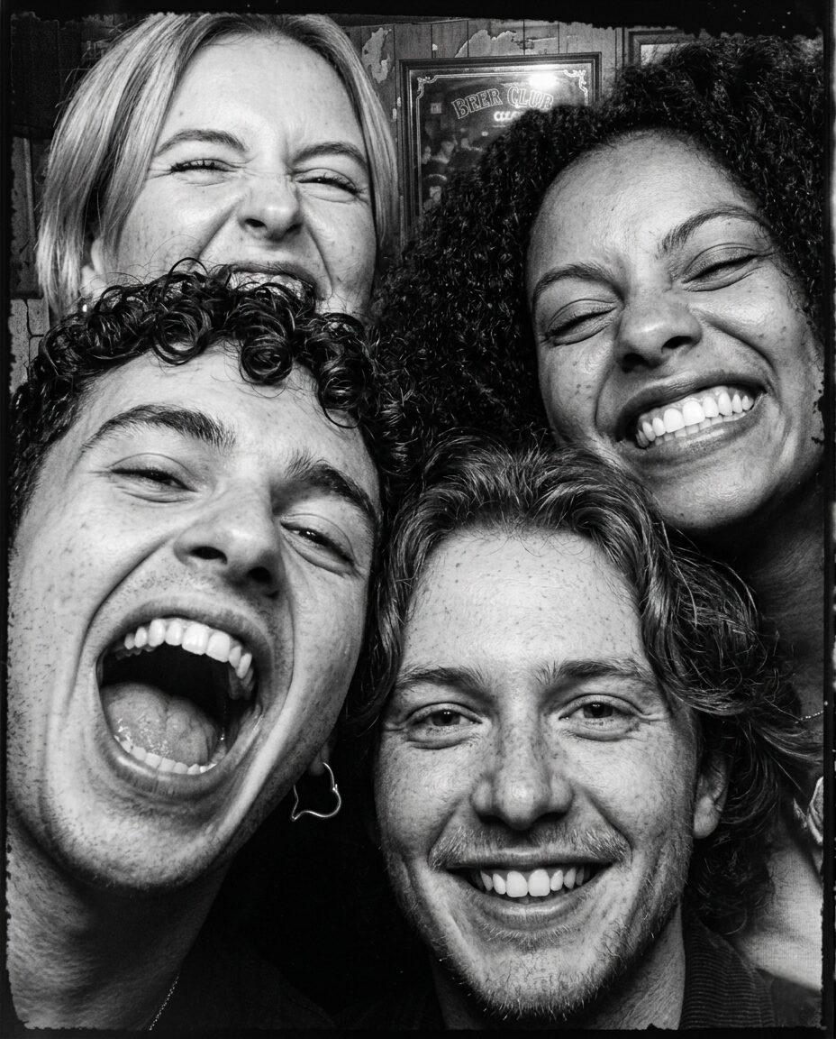 Friends together on a Saturday